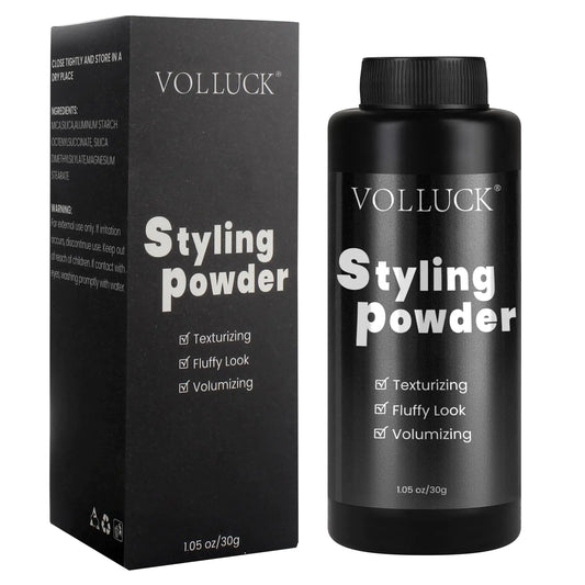 VOLLUCK Hair Styling Powder Texture Powder 1.05Oz Soft & Fluffy Hair Powder Dust it No Mess Hair Volume Powder for Men and Women
