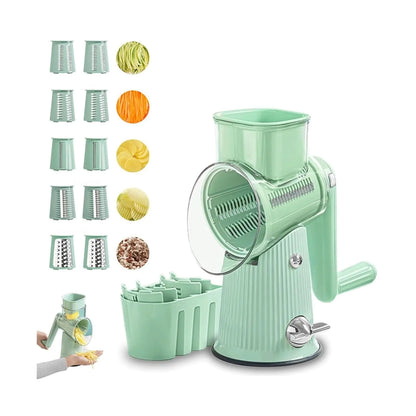 RotoChef - 5 in 1  Rotary Hand Crank Grater