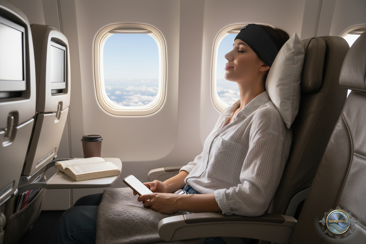 BandWave Airplane Travel Lifestyle Image