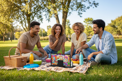 Cinema-On-The-Go Outdoor Use