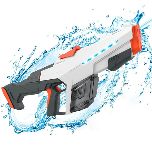 Electric Water Gun for Adults Kids Automatic Squirt Guns Powerful Water Up to 32 FT Long Range Rechargeable Water Blaster for Kids & Adults Summer Swimming Pool Party Beach Outdoor Activity