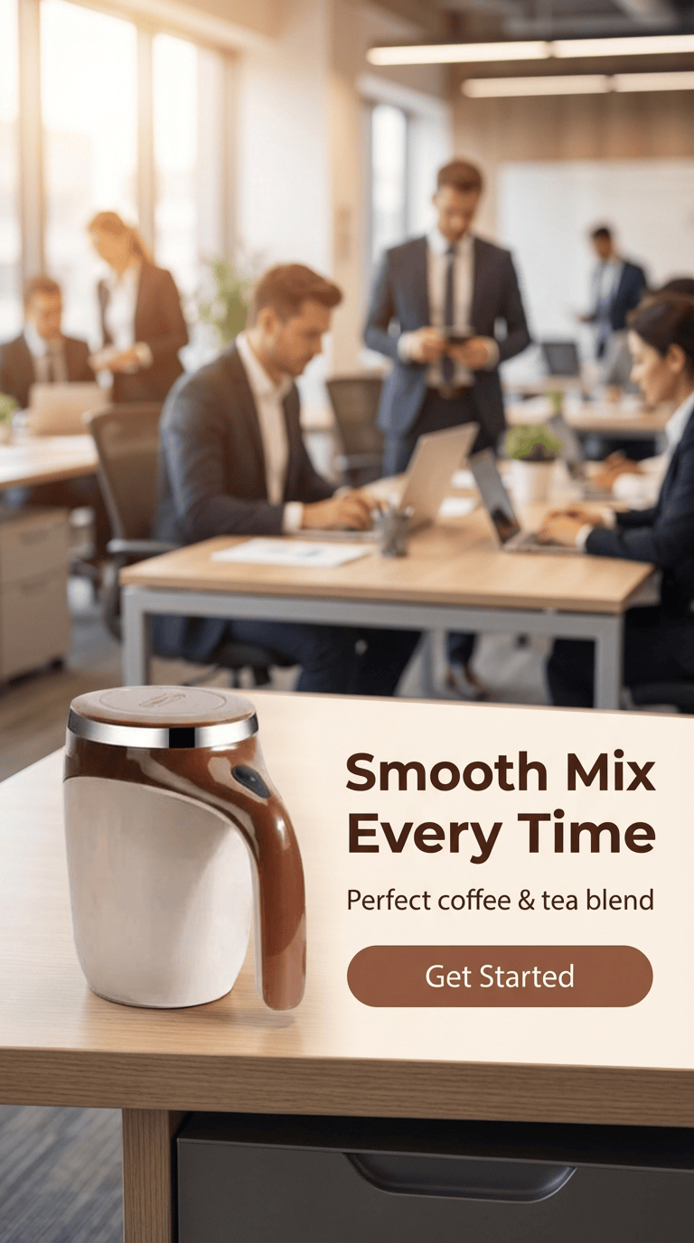 MotoMug - Automatic Magnetic Stirring Cup