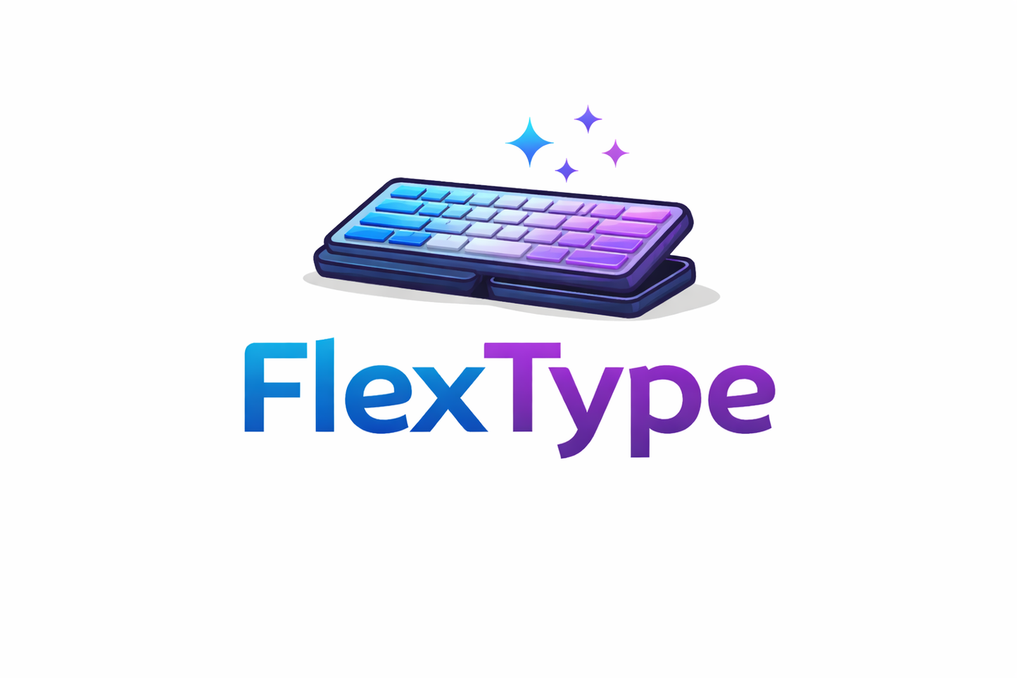 FlexType - Mini Folding Bluetooth Keyboard