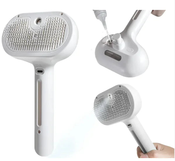 MistMate - Pet Hair Spray Brush