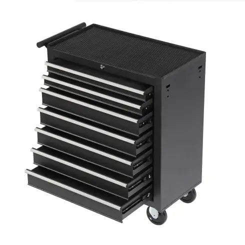 Rolling Tool Chest With 7-Drawer Tool Box With Wheels Multifunctional Tool Cart Mechanic Tool Storage Cabinet For Garage, Warehouse, Workshop, Repair Shop