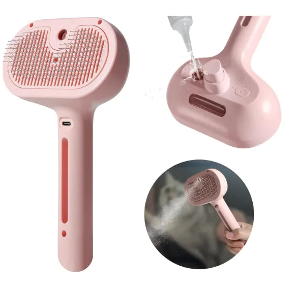 MistMate - Pet Hair Spray Brush