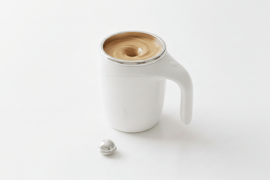 MotoMug in White - Promotional Image