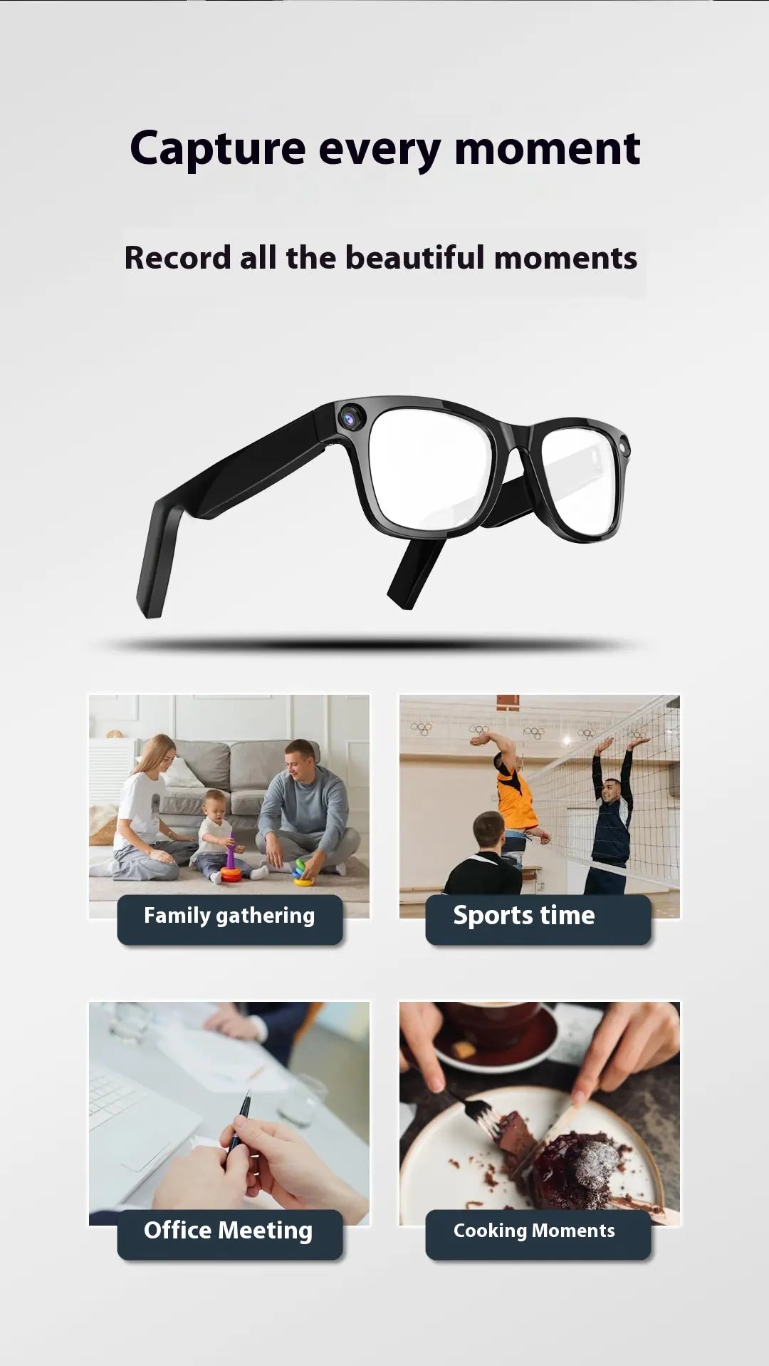 Smart A$$ - AI Camera Smart Glasses