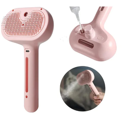 MistMate - Pet Hair Spray Brush
