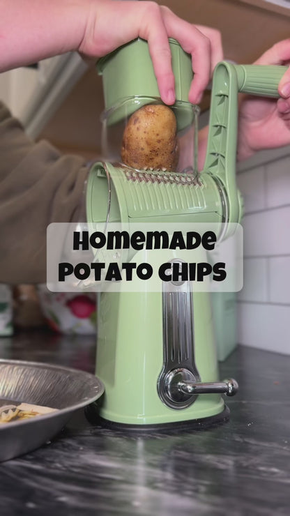 RotoChef - 5 in 1  Rotary Hand Crank Grater