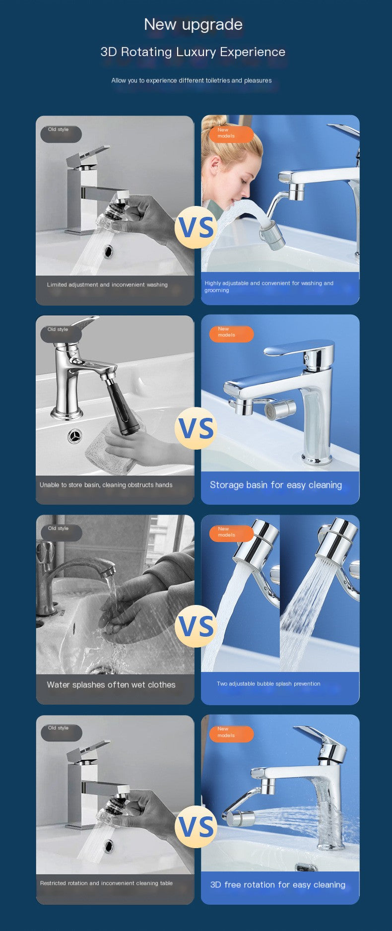 1080 Tap - Rotatable Faucet Extension