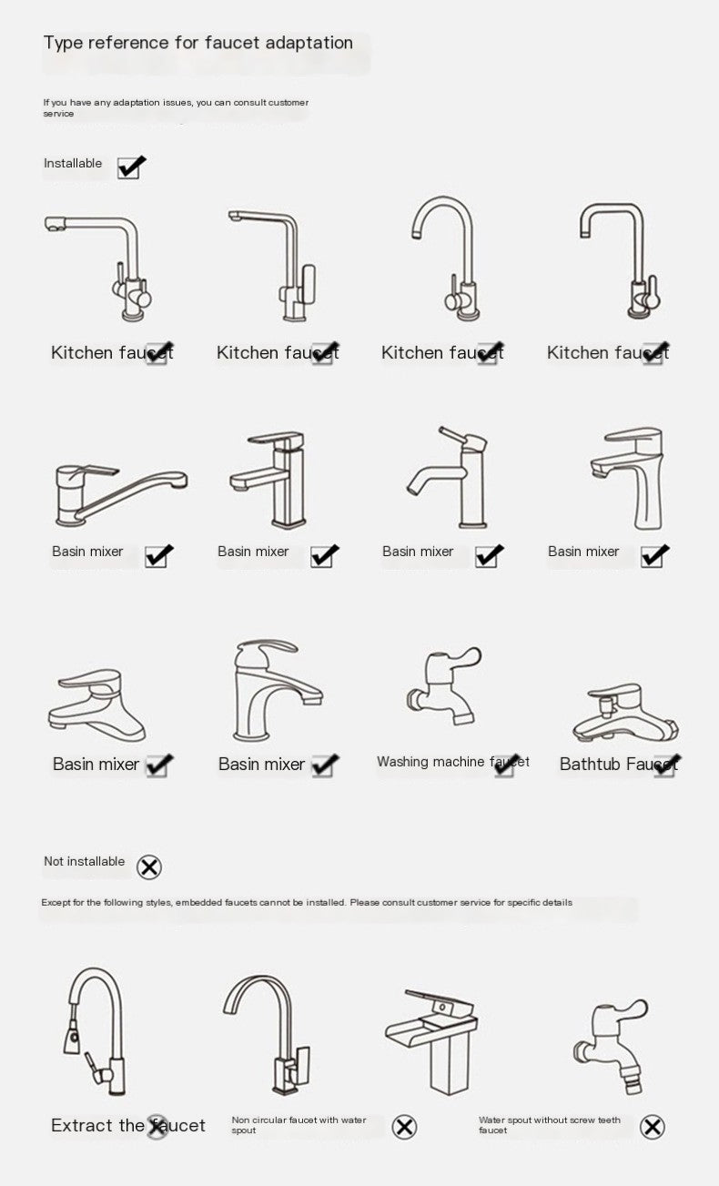1080 Tap - Rotatable Faucet Extension