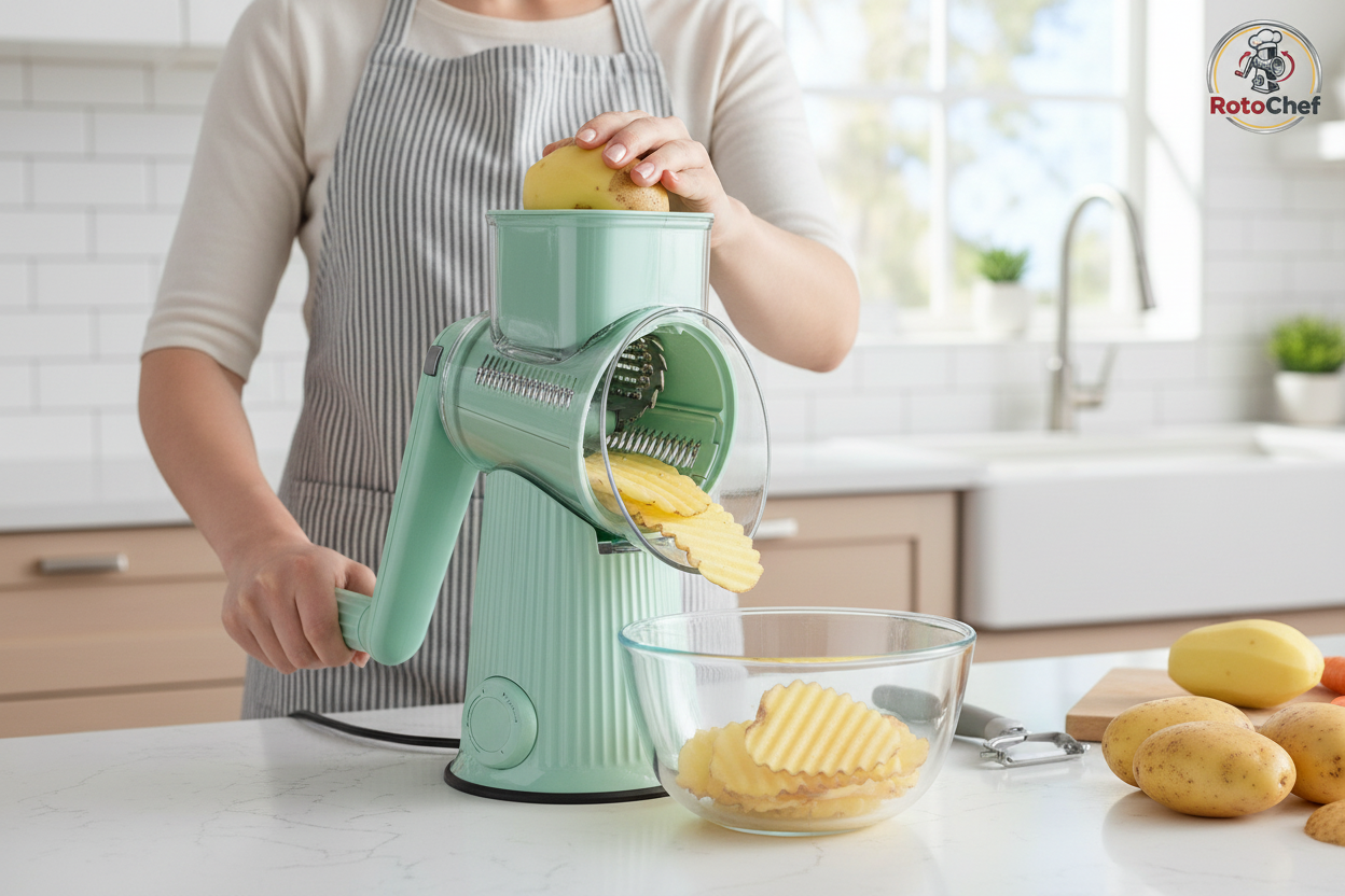 RotoChef Wavy Potato Chips